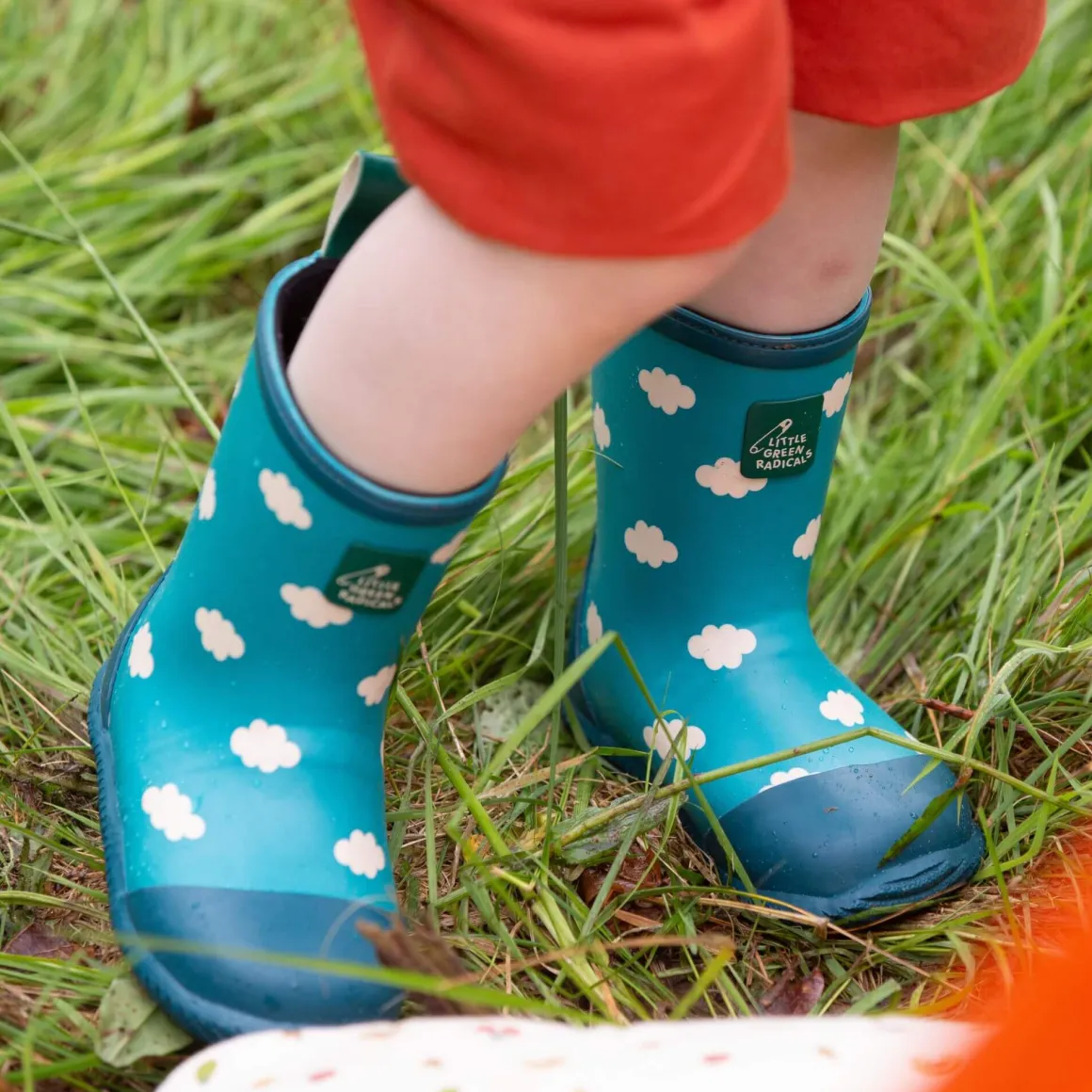 Little Green Radicals ~ Winter Gummistiefel ~ Blue Clouds