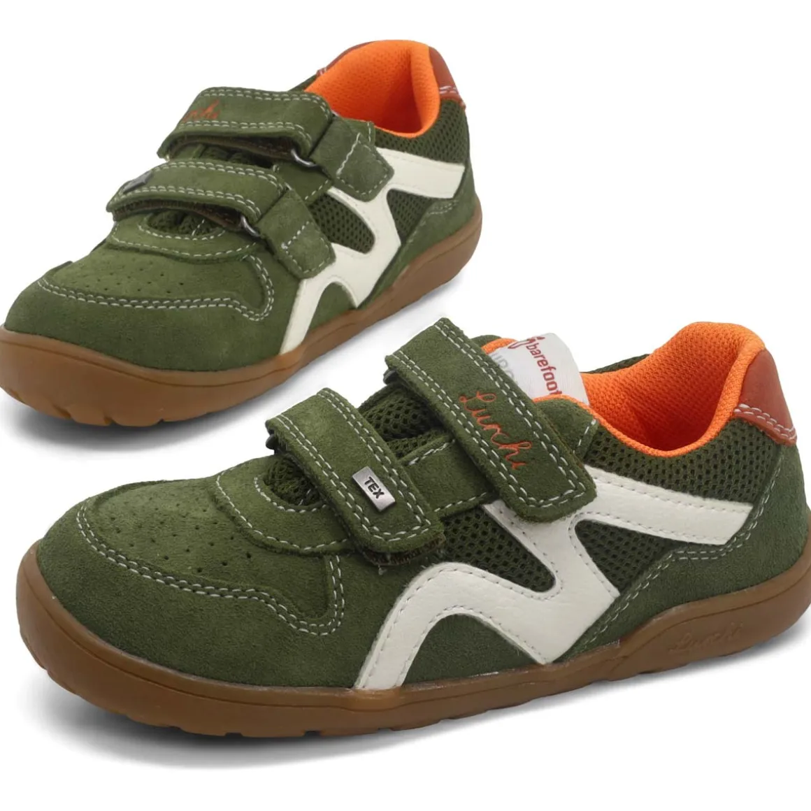 Lurchi ~ Jamin LowCut Sneaker + Tex ~ Moss Green