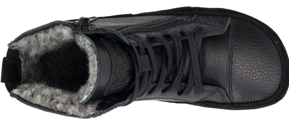 Magical Shoes ~ Alaskan X Tex Wollfutter ~ Schwarz