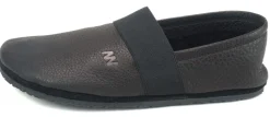 Martin Natur ~ Bio Leder Slipper Apache ~ Schwarz