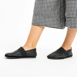 Martin Natur ~ Bio Leder Slipper Apache ~ Schwarz