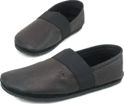Martin Natur ~ Bio Leder Slipper Apache ~ Schwarz
