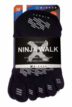 Mikasa ~ Ninja Walk Zehensocke ~ Schwarz