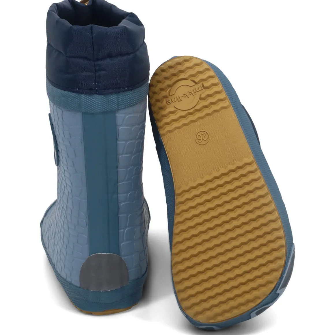 Mikk-Line ~ Gummistiefel Winter ~ Dragon Blue