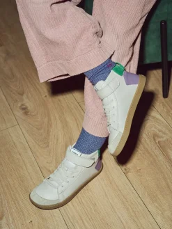 Mikusasa ~ Izi Leder Sneaker ~ Light Grey