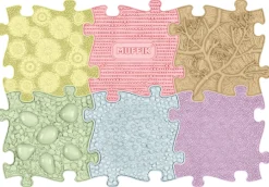 Muffik ~ Sensorikmatten ~ Baby Pastel Set mit 6 Teilen