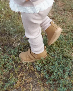 Muris ~ Oslo Mini LowCut Klettschuh vegan ~ Tan Brown