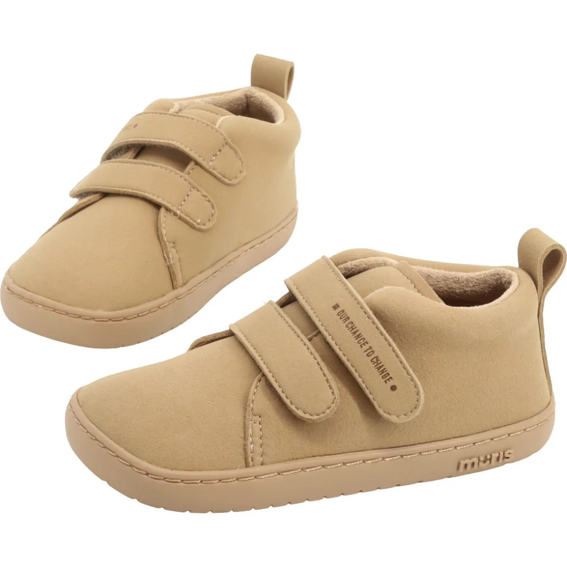 Muris ~ Oslo Mini LowCut Klettschuh vegan ~ Tan Brown