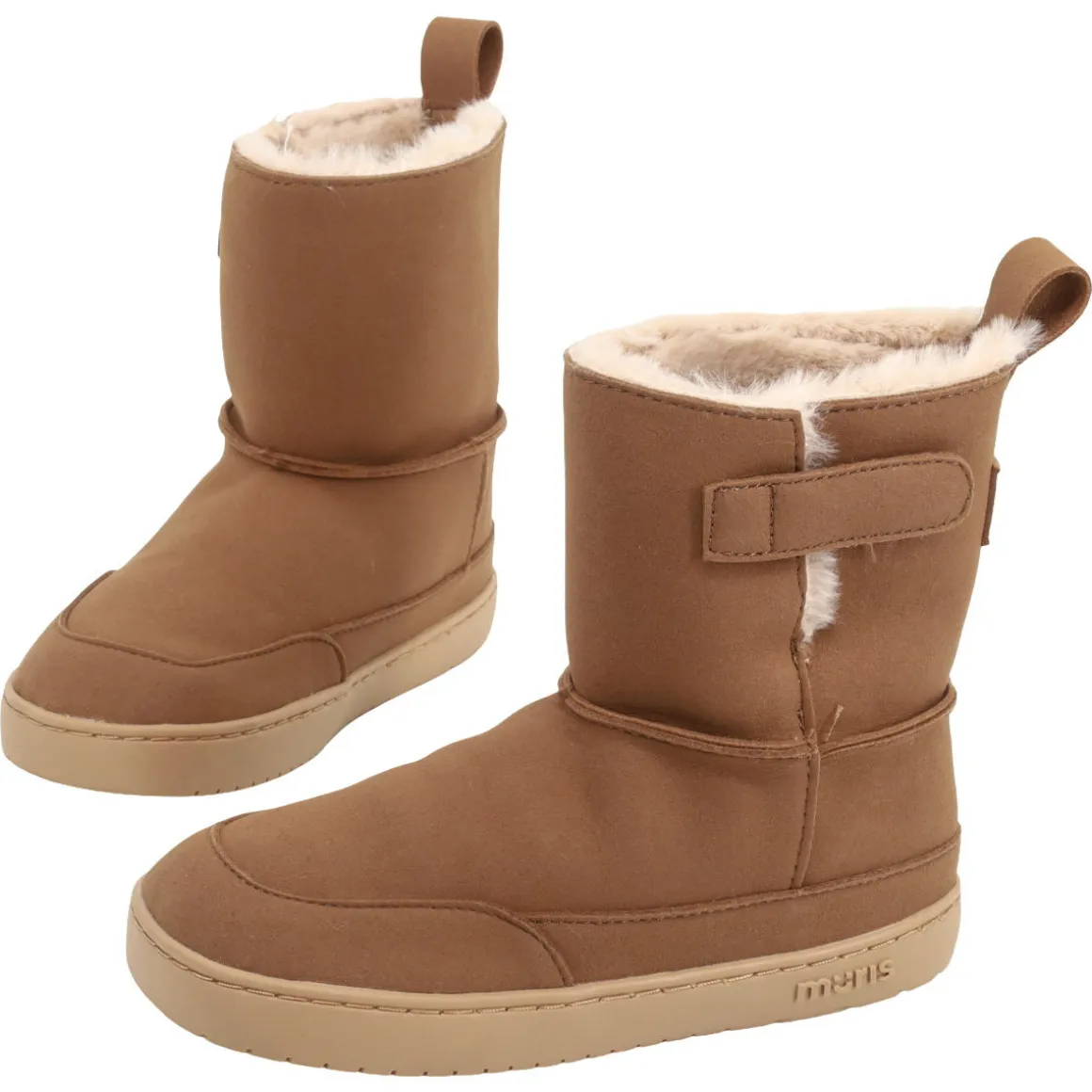 Muris ~ Siberia Junior Winterstiefel vegan ~ Bark Brown