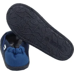 Nanga ~ Baumwoll Hausschuh ~ Klette 2.0 (blau)