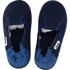 Nanga ~ Baumwoll Hausschuh ~ Klette 2.0 (blau)