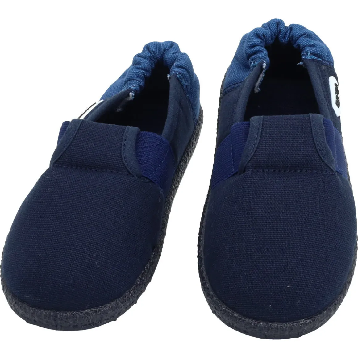 Nanga ~ Baumwoll Hausschuh ~ Klette 2.0 (blau)