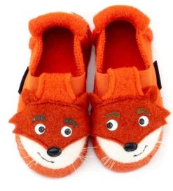 Nanga ~ Schurwoll Hausschuh ~ Fox (orange)
