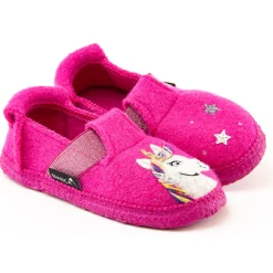 Nanga ~ Schurwoll Hausschuh ~ Unicorn (pink)