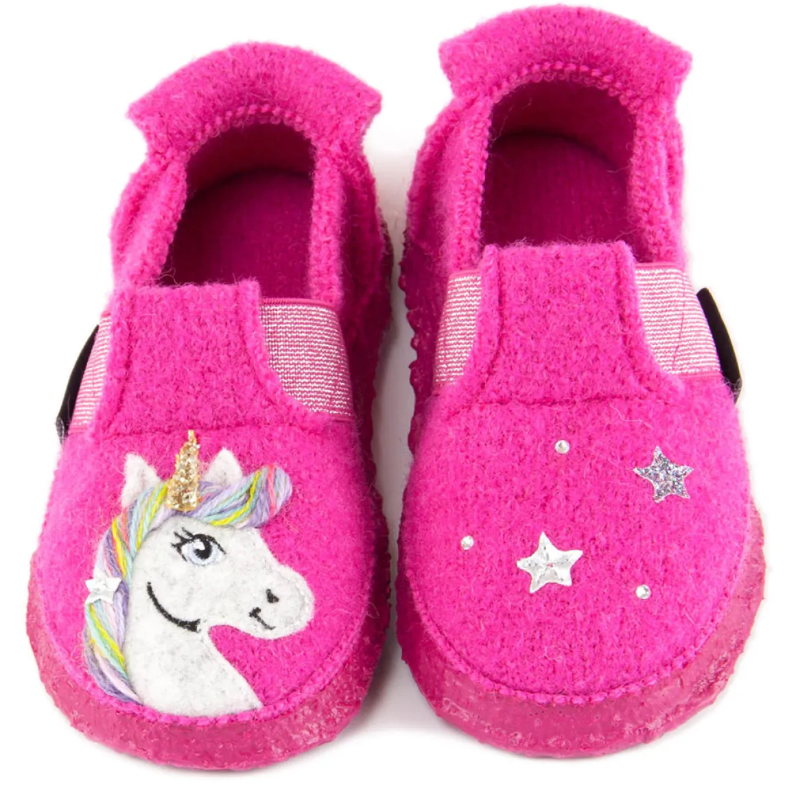Nanga ~ Schurwoll Hausschuh ~ Unicorn (pink)