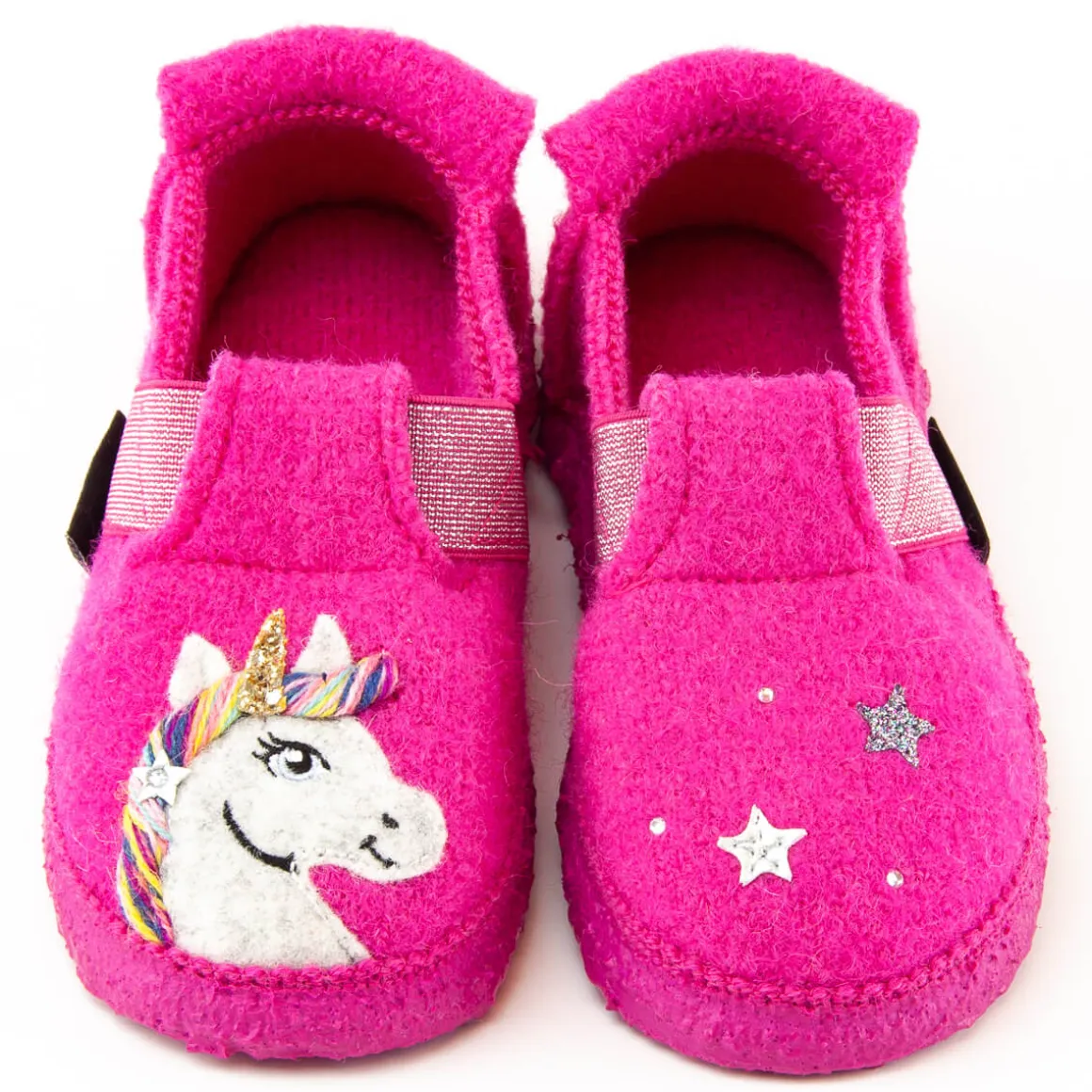 Nanga ~ Schurwoll Hausschuh ~ Unicorn (pink)