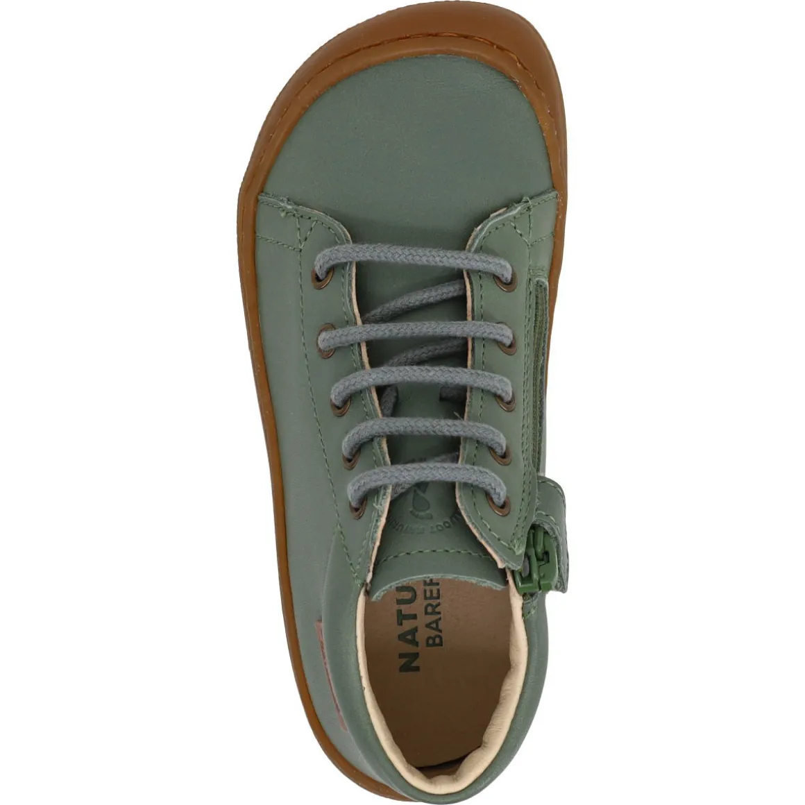 Naturino ~ Amur Zip MidCut Schnürschuh ~ Sage