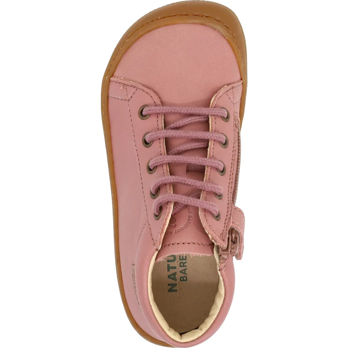 Naturino ~ Amur Zip MidCut Schnürschuh ~ Rose