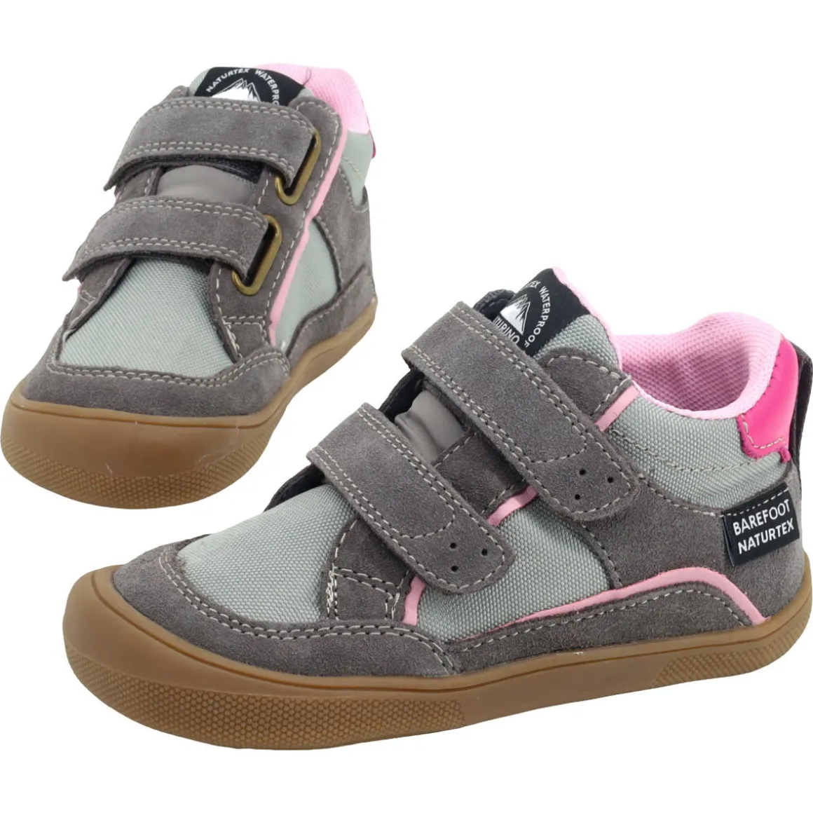 Naturino ~ Kesy MidCut Klettschuh + TEX ~ Grau Fuchsia