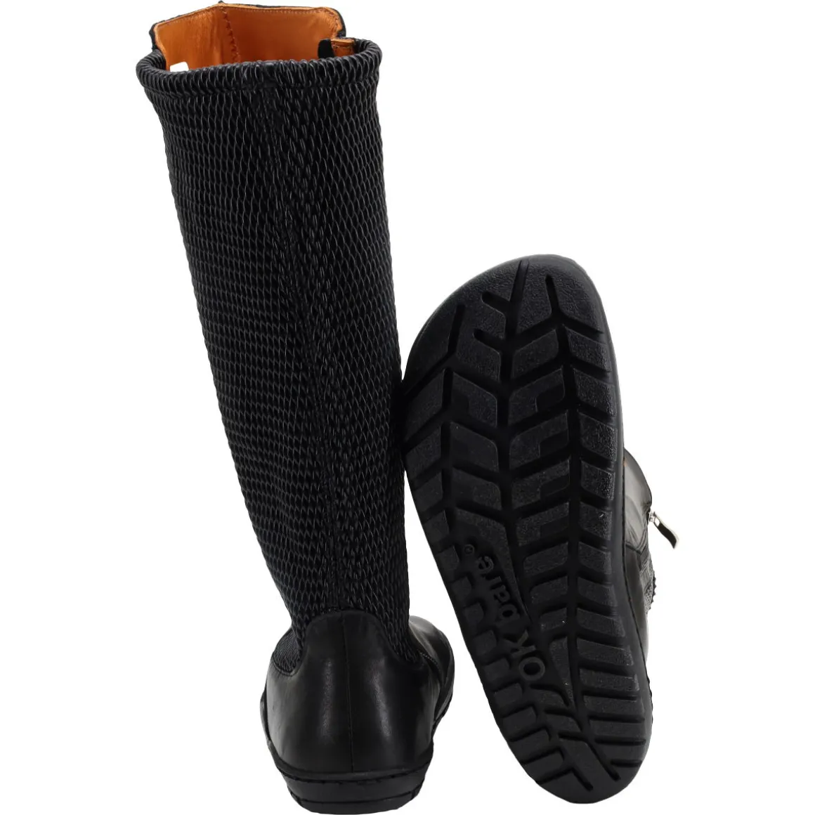 OKBare ~ Barra Lederstiefel Stretch ~ Black
