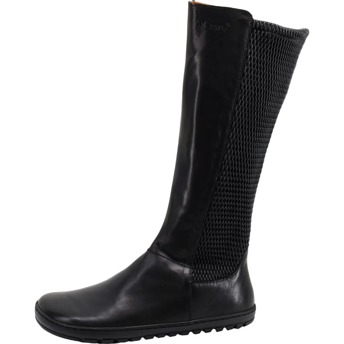 OKBare ~ Barra Lederstiefel Stretch ~ Black