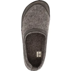 OmaKing ~ Tuuka Hausschuh Wollfilz ~ Grey-Brown