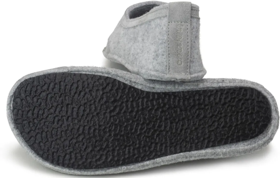 OmaKing ~ Wollfleece Slipper ~ Grey
