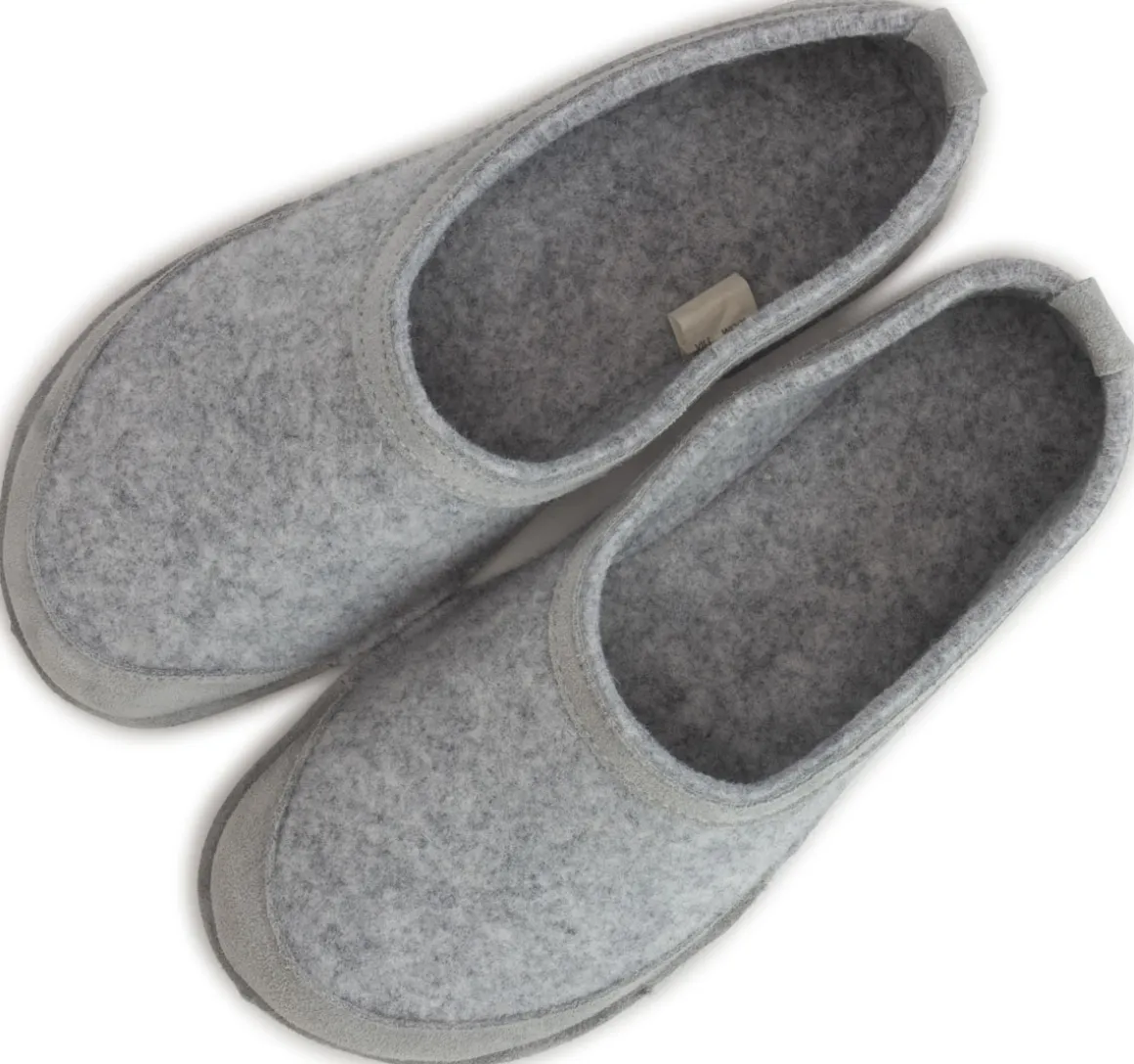 OmaKing ~ Wollfleece Slipper ~ Grey