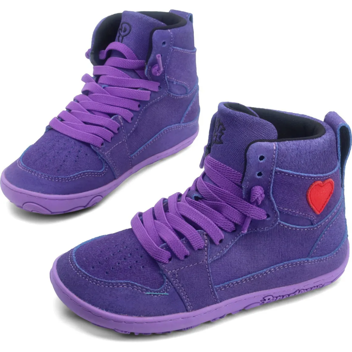 PaperKrane ~ HighCut Sneaker Leder ~ Purple Love