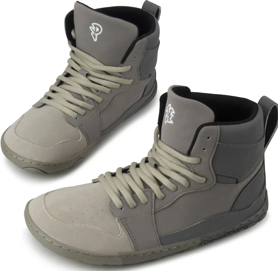 PaperKrane ~ HighCut Sneaker vegan ~ OMGrey