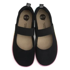 PaperKrane ~ Leder Ballerina ~ Skittle