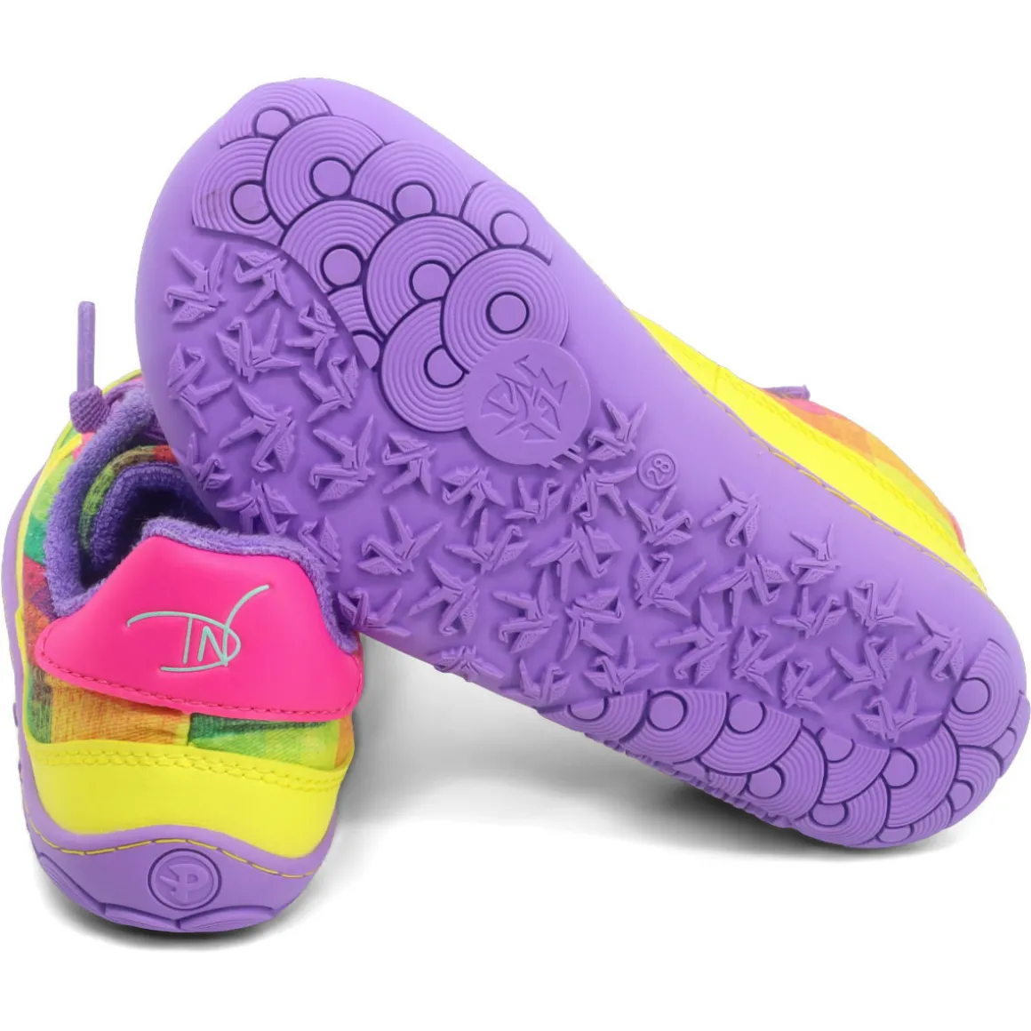 PaperKrane ~ LowCut Sneaker vegan ~ Checkered Joy