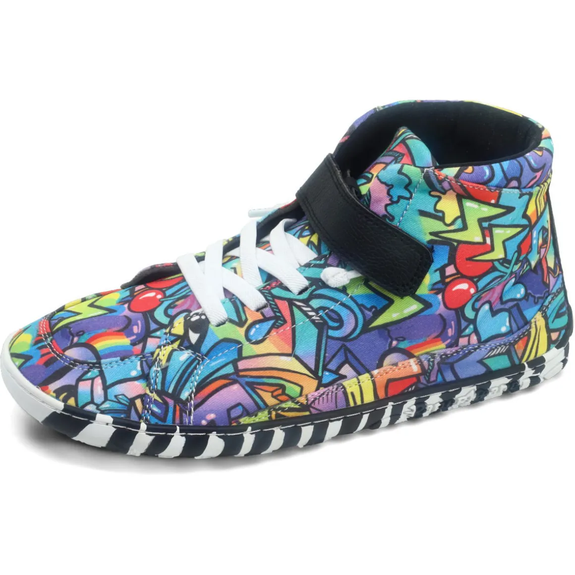 PaperKrane ~ MidCut Sneaker vegan ~ Graffiti