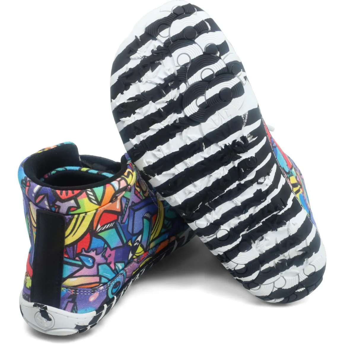 PaperKrane ~ MidCut Sneaker vegan ~ Graffiti