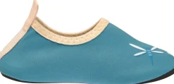 Playshoes ~ Barfuß-Schuh ~ Blümchen Petrol
