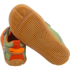 qnuffs ~ Erle LowCut Sneaker Klett Vegan ~ Orange