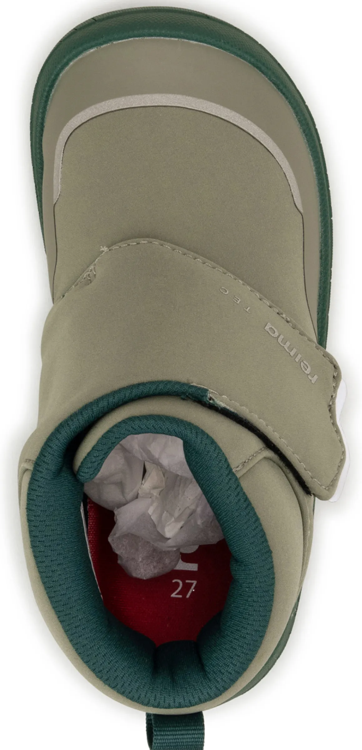 Reima ~ Hyppii Mid-Boot Klett + TEX vegan ~ Greyish Green
