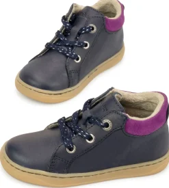 Richter ~ MidCut Schnürschuh Warm ~ Marine/Magenta