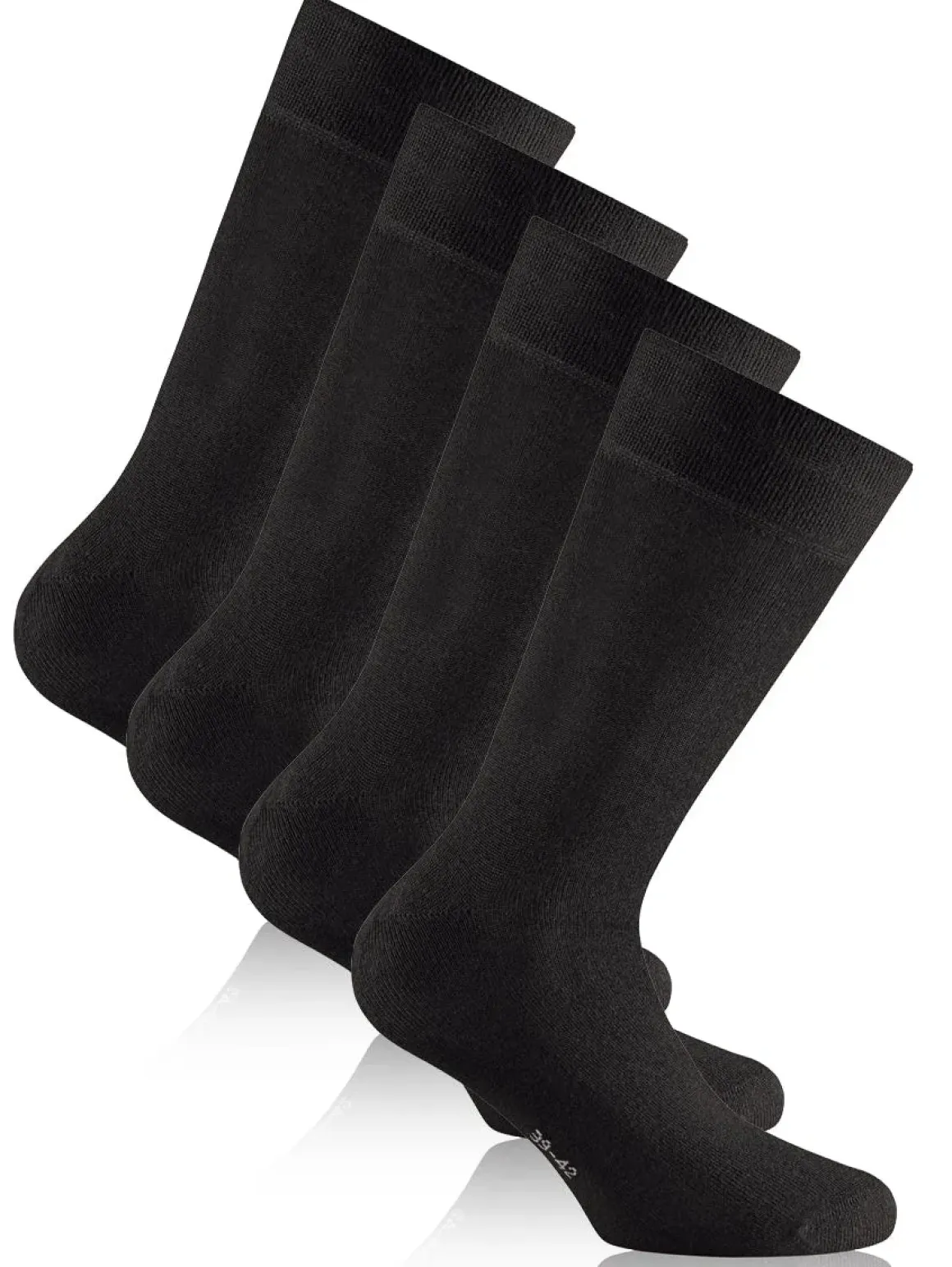 Rohner ~ Bamboo Socke 2er Pack ~ Schwarz