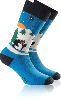 Rohner ~ Wintersocke Pinguin ~ Blau