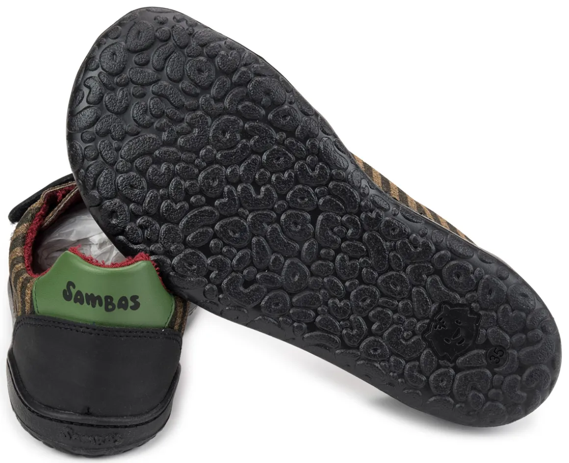 Sambas The Bambas ~ LowCut Sneaker Klett ~ Okapi