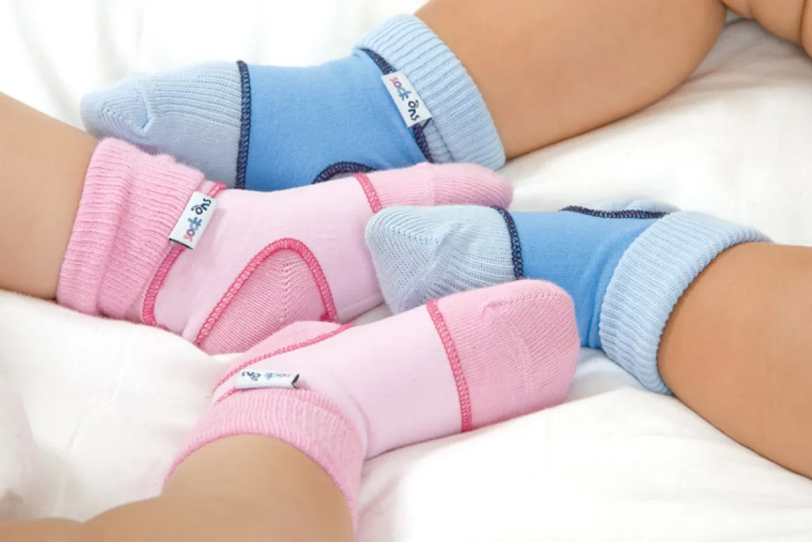 Sock ons ~ Sockenhalter ~ hellblau