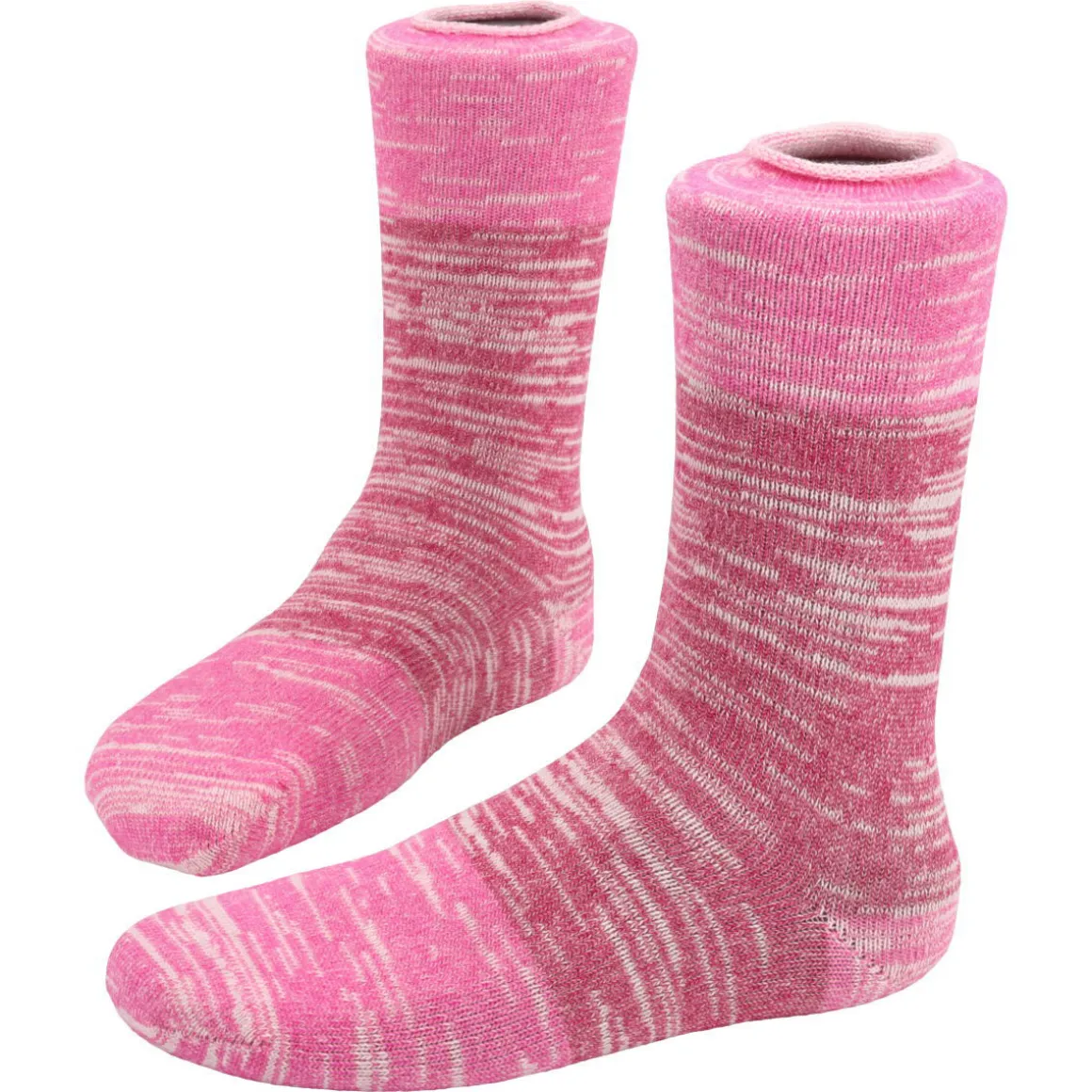 Sokkinn ~ Bio Socke Wool Blockstripe Melange ~ Berry