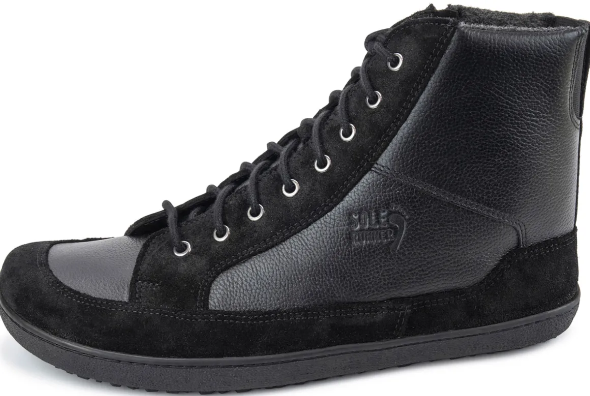 Sole Runner |a ~ Atlas Leder Warmfutter ~ Black