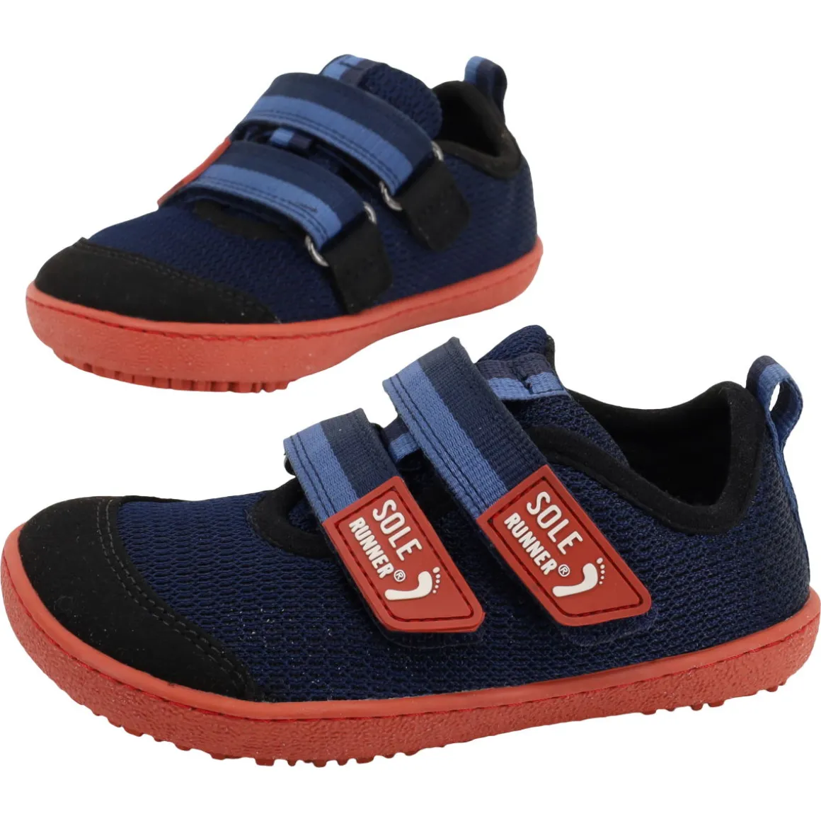 Sole Runner |k ~ Puck 4 Vegan Mesh ~ Navy/Orange
