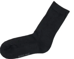 Steven ~ Merinowolle Socken Frottee 3er Set ~ Black