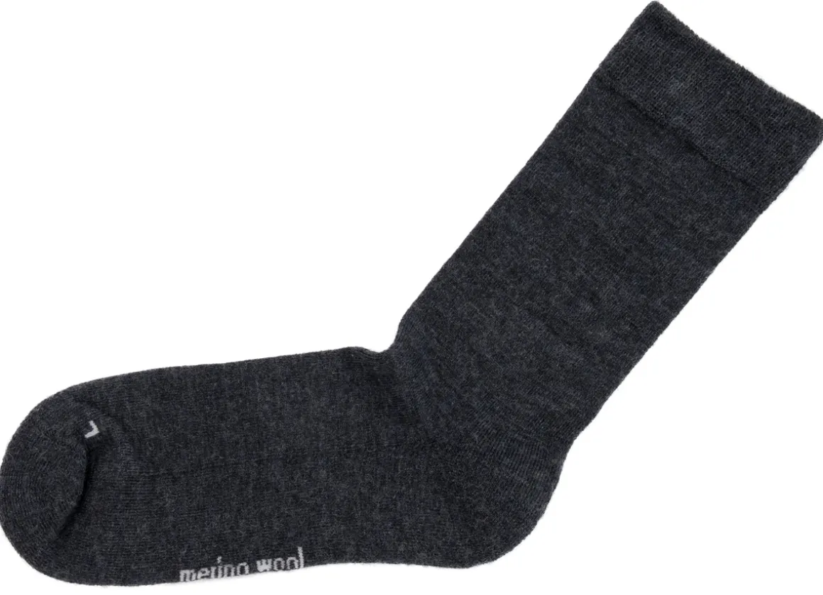 Steven ~ Merinowolle Socken Frottee 3er Set ~ Graphite Melange