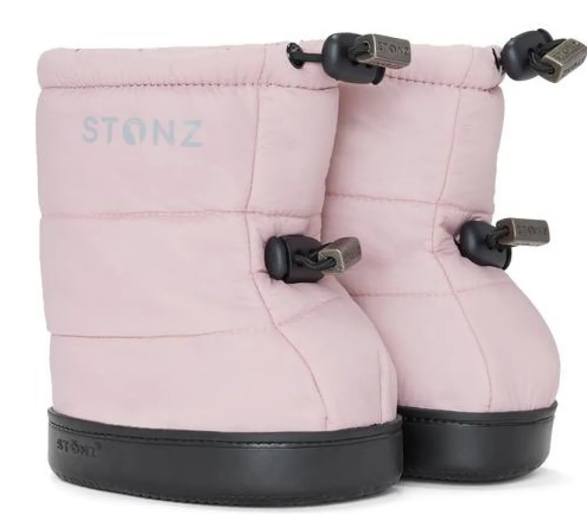 Stonz ~ Toddler Puffer Booties ~ Haze Pink