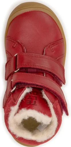 Telyoh bare ~ HighCut Leder Klett Winter + Tex ~ Dark Red