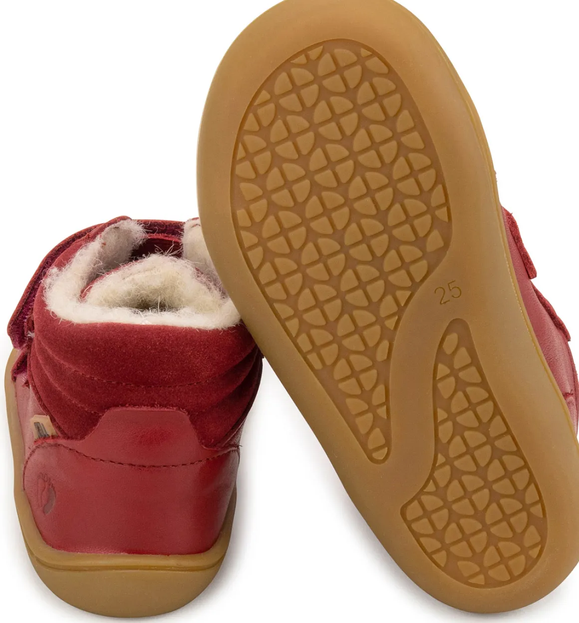 Telyoh bare ~ HighCut Leder Klett Winter + Tex ~ Dark Red
